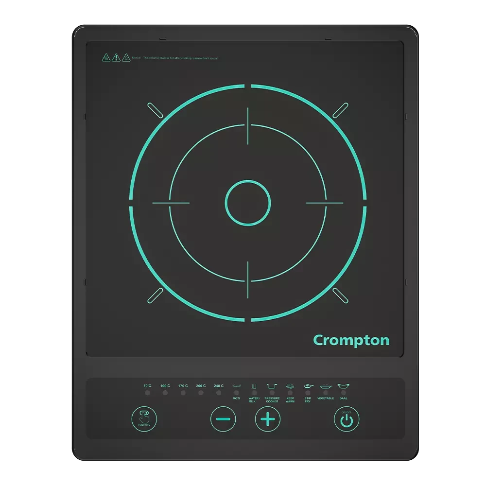 Crompton Instaserve 1500 W Induction Cooktop | 7 One touch Cook Menus